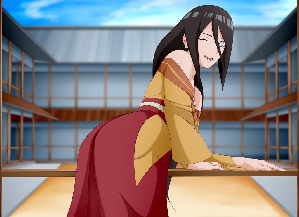 1girls, arm support, artist request, ass, back view, bare chest, bare shoulders, big ass, boruto: naruto next generations, bottom heavy, brown hair, bubble ass, bubble butt, clothed, clothed female, female, female only, from behind, hair between eyes, hakama, hakama skirt, huge ass, hyuuga hanabi, japanese clothes, kimono, kimono down, light skin, light-skinned female, long skirt, low ponytail, low-tied long hair, naruto, naruto (series), no bra, offering, offering to viewer, one eye closed, open clothes, open mouth, open smile, outdoors, presenting, presenting ass, presenting hindquarters, railing, rear view, round ass, skirt, smile, smiling at viewer, solo, solo female, solo focus, tied hair, very long hair, violet eyes, wide sleeves, wink, winking, winking at viewer, yukata