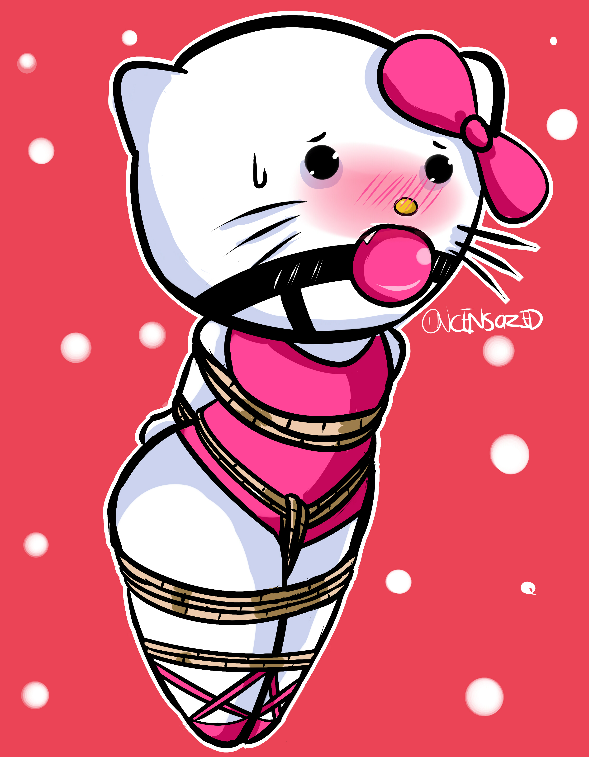 Hello kitty bondage