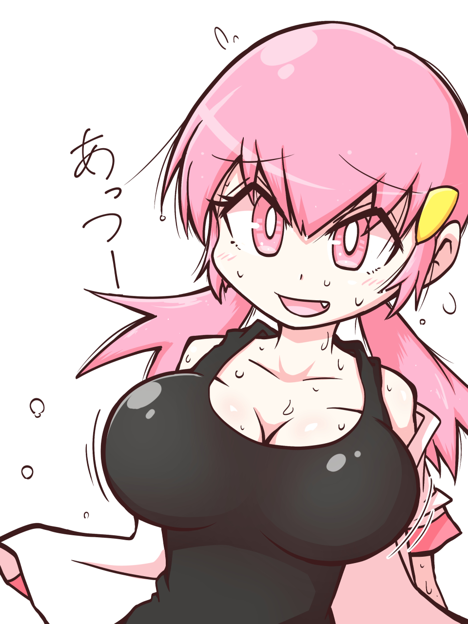 1girls, 2019, alternate breast size, big breasts, bouncing breasts, breasts, cleavage, female, female only, game freak, gym leader, huge breasts, human, kurachi mizuki, nintendo, pink eyes, pink hair, pokemon, pokemon gsc, solo, solo female, sweat, sweaty breasts, tagme, whitney (pokemon)