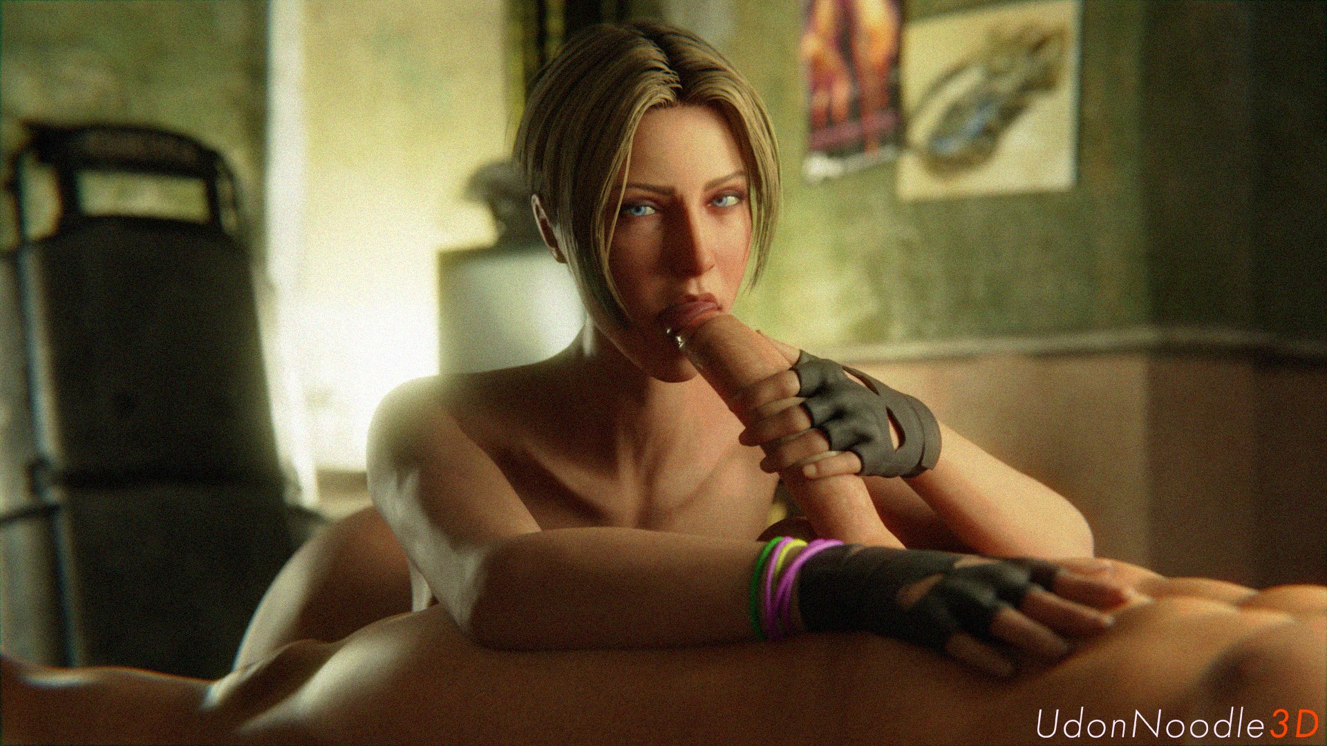 1boy, 1girls, 3d, blonde hair, blue eyes, fellatio, female, iq (rainbow six), male, montagne (rainbow six), rainbow six, rainbow six siege, sex, straight, udon noodle3d