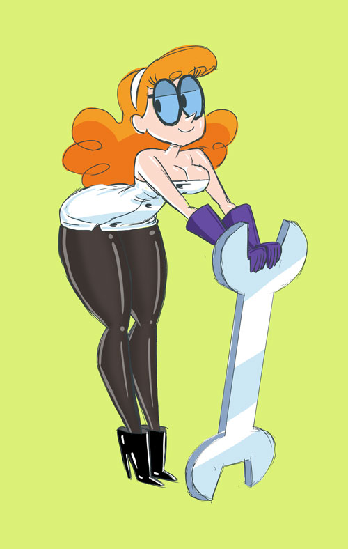 cartoon_network dexter dexter's_laboratory dextra high_heels rule_63 tagme