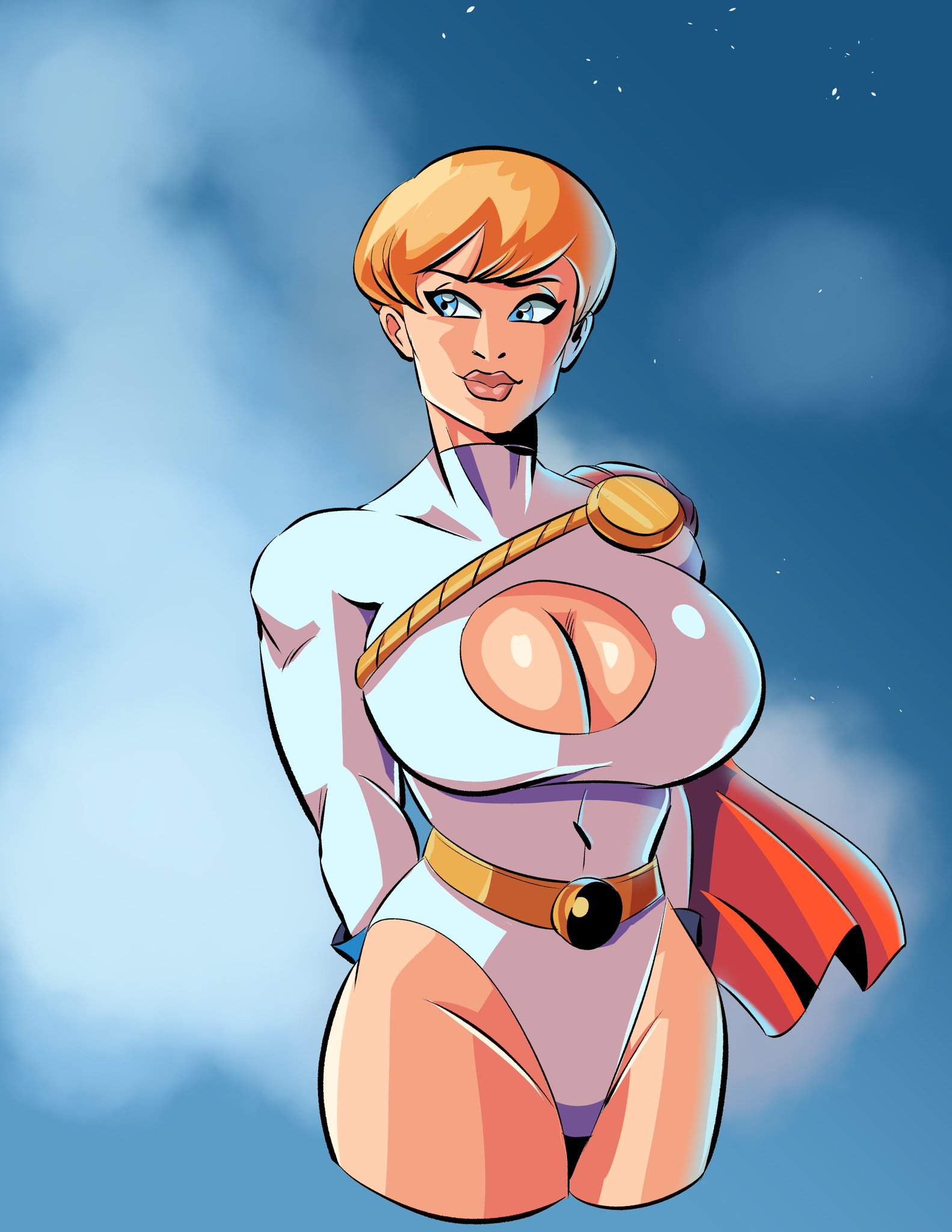 1girls, alien, alien girl, alien humanoid, alien look like human, ass, athletic, athletic female, big ass, big breasts, blonde, blonde hair, breasts, bust, busty, chest, cleavage, curvaceous, curvy, curvy figure, dc, dc comics, digital media (artwork), earth 2, eyebrows, eyelashes, eyes, female, female focus, fit, fit female, glassfish, hair, hero, heroine, hips, hourglass figure, huge breasts, humanoid, justice society of america, kara zor-el, kara zor-l, karen starr, large ass, large breasts, legs, light skin, light-skinned female, lips, mature, mature female, power girl, power girl (public enemies), slim, slim waist, superhero, superheroine, superman (series), superman/batman: public enemies, thick, thick hips, thick legs, thick thighs, thighs, top heavy, top heavy breasts, voluptuous, voluptuous female, waist, wide hips