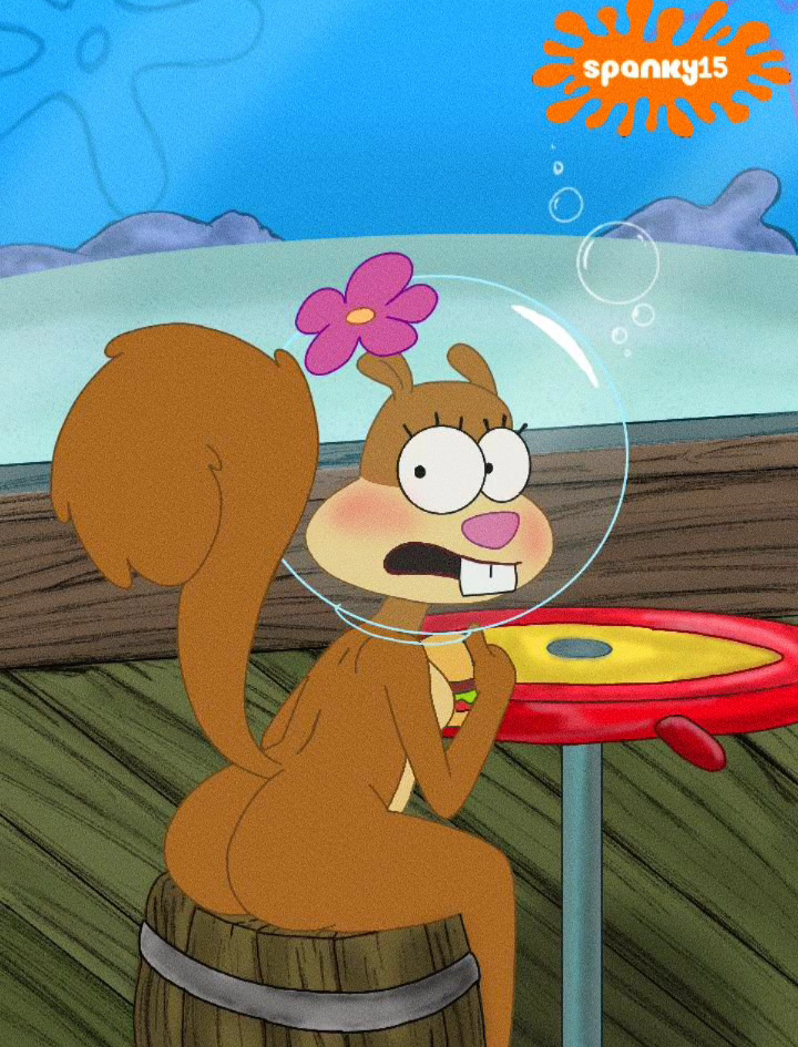 1girls anthro ass eating female krabby_patty krusty_krab mammal nickelodeon nude rodent sandy_cheeks sciurid sitting solo spanky15 spongebob_squarepants squirrel tree_squirrel