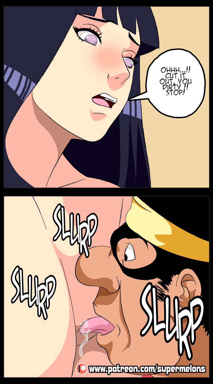 comic cunnilingus fat_man hyuuga_hinata interracial naruto naruto_(series) naruto_shippuden patreon super_melons tongue tongue_in_pussy ugly_man