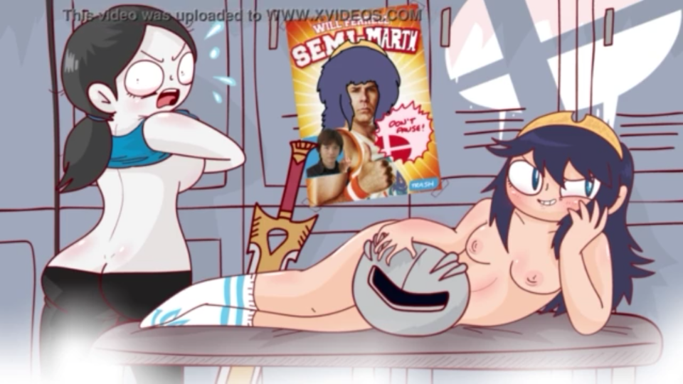 2girls, ass, ass crack, bad censor, breasts, butt crack, caught, covering, covering crotch, covering pussy, embarrassed, female, female only, fire emblem, fire emblem awakening, locker, locker room, lucina (fire emblem), mask, mattyburrito, meta knight, multiple females, multiple girls, naked, nintendo, nipples, nude, nude female, on side, open mouth, ponytail, posing, pussy, round ass, round butt, shirt, shirt lift, sideboob, smile, smiling, socks, source request, super smash bros., super smash bros. ultimate, surprised, tank top, undressing, wii fit, wii fit trainer, wii fit trainer (female), xvideos, yoga pants