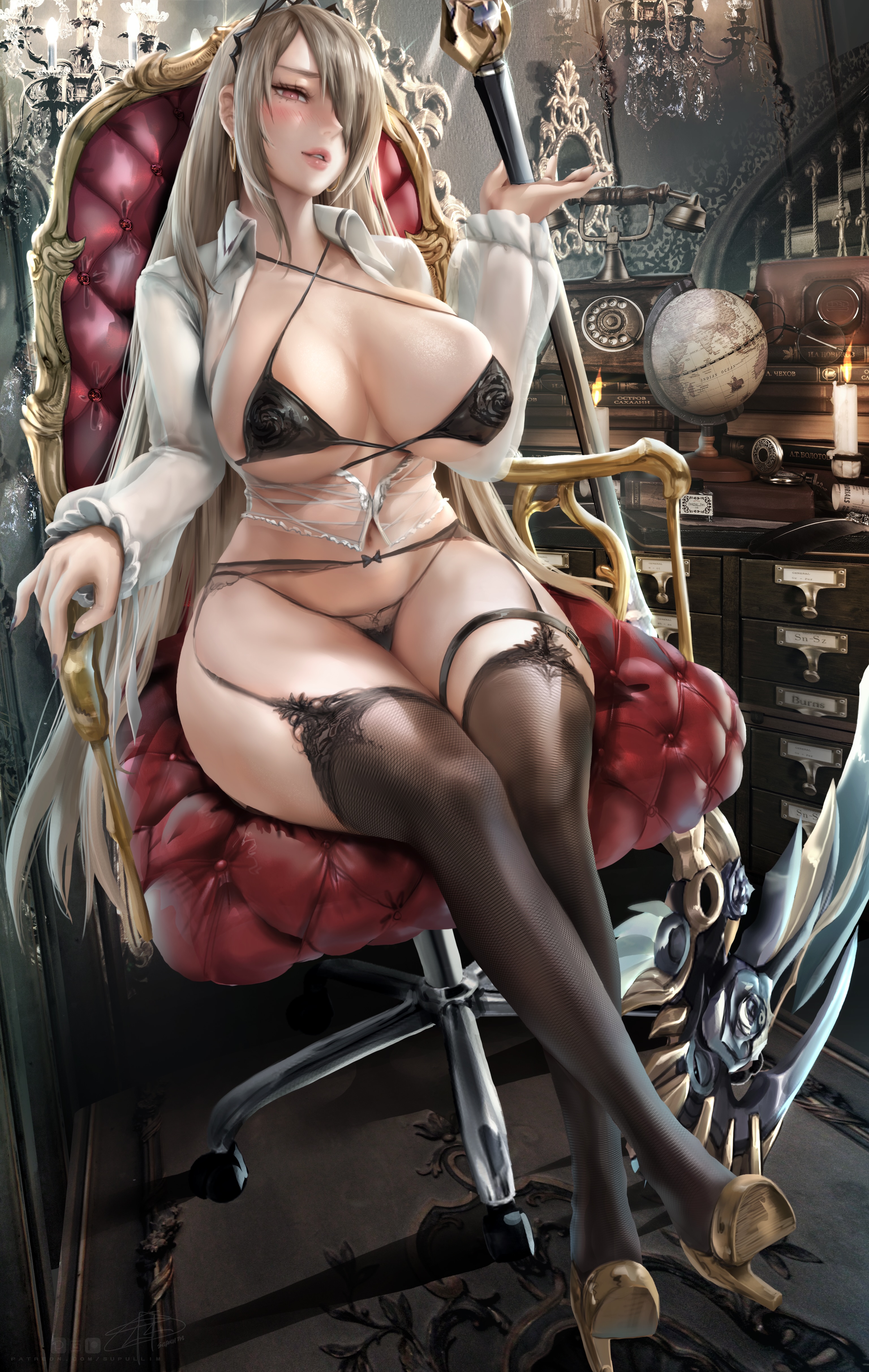 benghuai xueyuan, big breasts, breasts, female, honkai impact, rita rossweisse, supullim