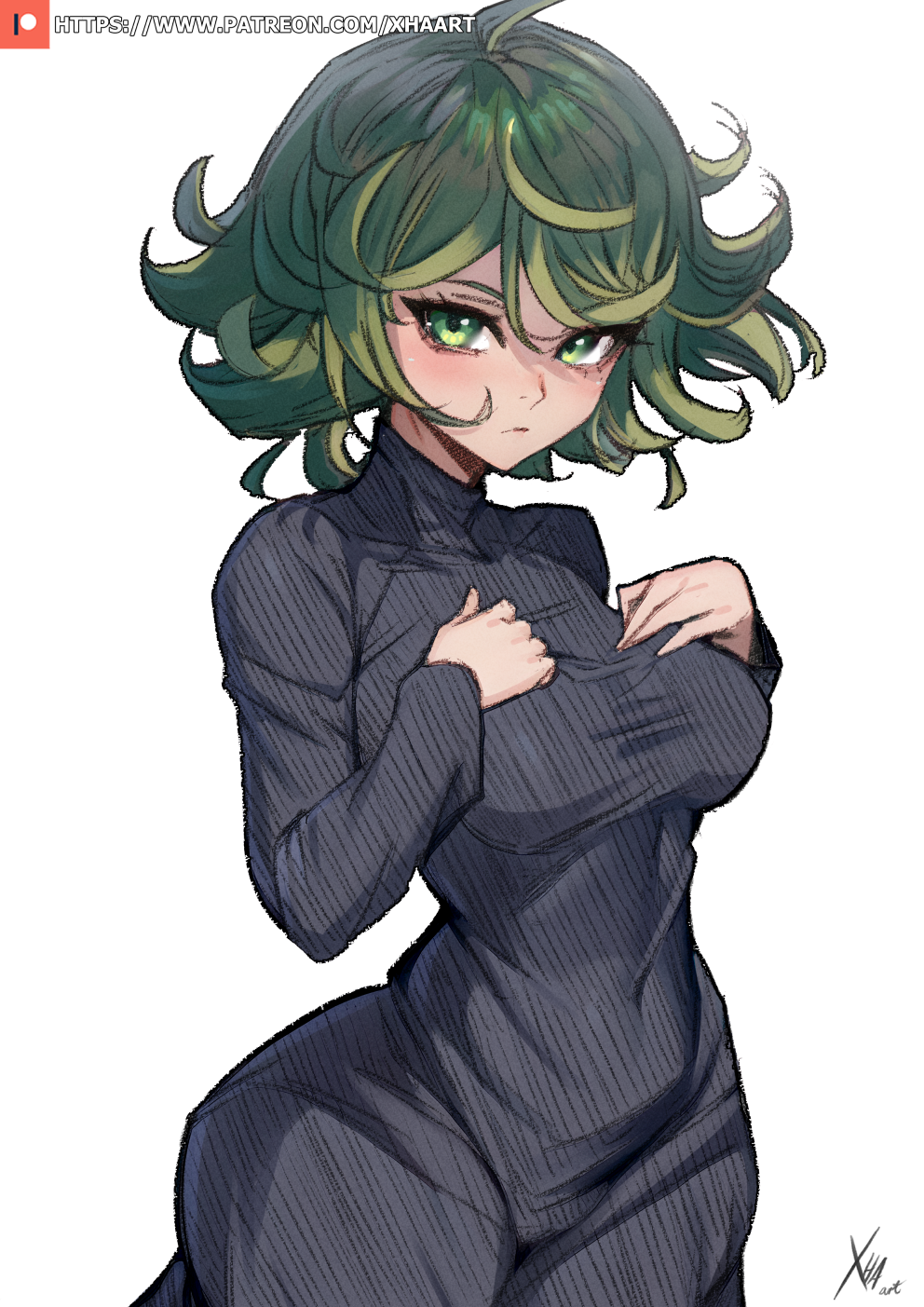 1girls female one-punch_man outfit_swap solo tatsumaki xhaart