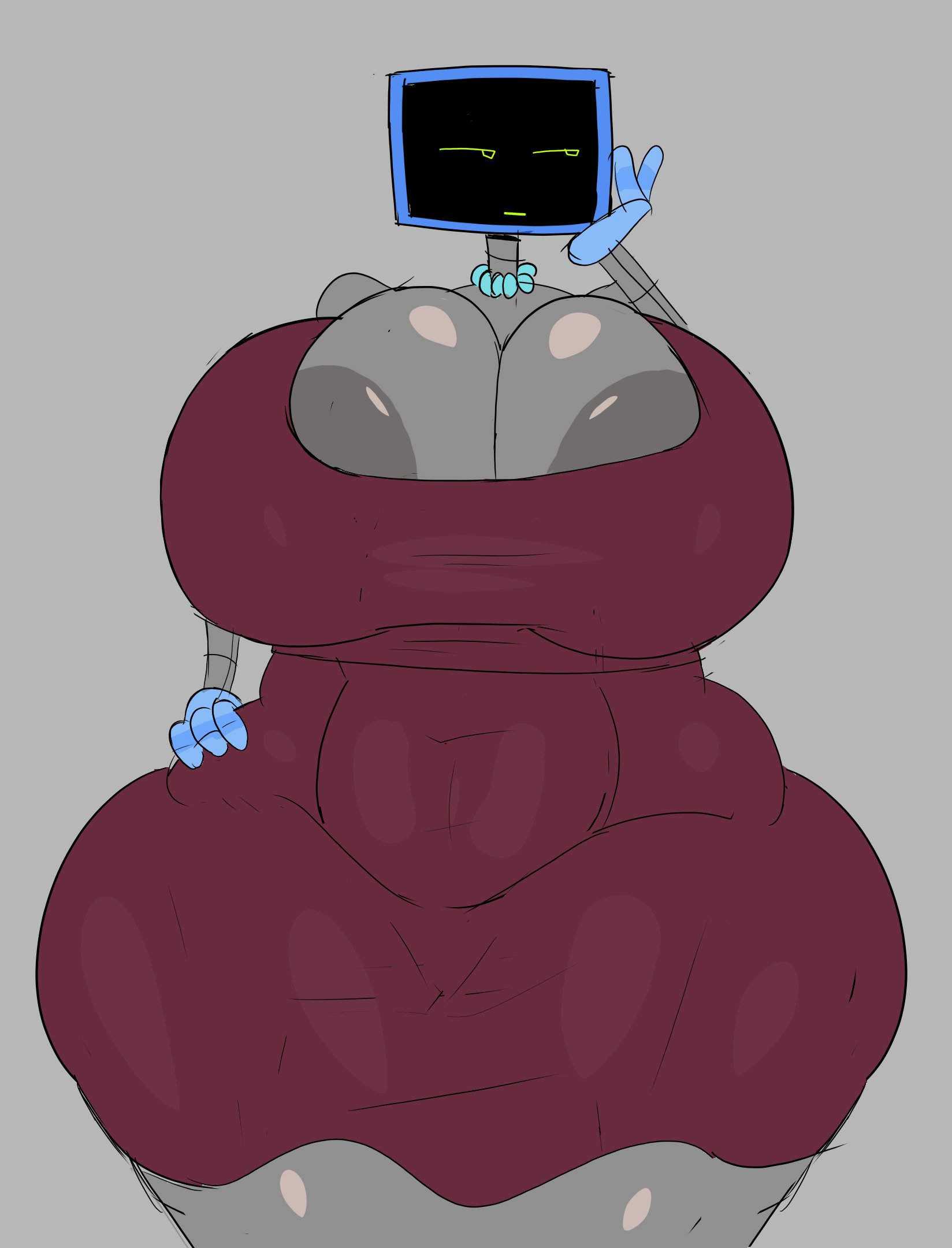 1girls, 2d, areola, areola slip, areolae, breasts, dress, dudetherealest, female, female only, huge breasts, humanoid, karen plankton, necklace, robot, robot girl, robot humanoid, robotic arm, screen face, solo, solo female, spongebob squarepants, spongebob squarepants (series), tagme, tv, tv head, voluptuous, voluptuous female