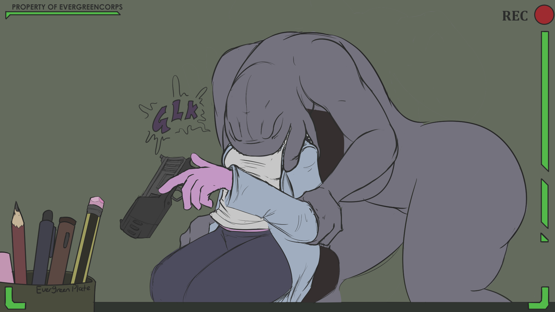 1:1, 2021, 2girls, alien, alien girl, anthro, ass, big ass, big breasts, big butt, breasts, camera, camera view, closed eyes, digital media (artwork), evergreenplate, eyes closed, female, female pred, female prey, female/female, halo (game), halo (series), hi res, huge ass, huge butt, lab, microsoft, mouse, murid, murine, oral vore, pencil (object), purple body, sangheili, scientist, swallowing, video games, vore, xbox game studios, yuri