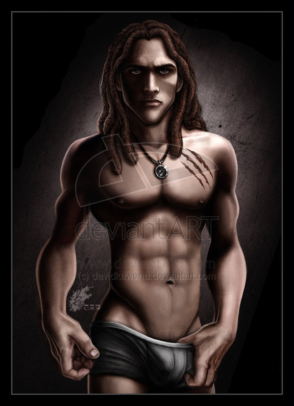 1boy abs black_underwear blue_eyes brown_background brown_hair bulge disney human human_only kawena long_hair long_hair_male looking_at_viewer male male_focus male_only muscle muscles muscular muscular_male necklace nipples pecs pectorals pose posing pubic_hair scar scar_on_chest serious serious_look six_pack solo solo_focus solo_male standing tarzan_(1999_film) tarzan_(character) toned toned_body toned_male underwear underwear_only watermark