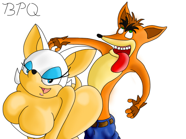 bpq00x crash_bandicoot crossover rouge_the_bat sega sonic_(series)