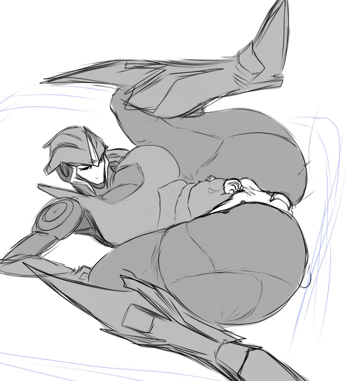 1boy, 1girls, 2026, alien, alien girl, alien/human, arcee, arcee (prime), autobot, cybertronian, digital drawing (artwork), digital media (artwork), giantess, hasbro, huge thighs, interspecies, interspecies fuck, interspecies sex, larger female, legs apart, looking at partner, male, male dominating female, male/female, missionary, missionary position, monochrome, penetration, robot, robot girl, robot humanoid, sex, size difference, sketch, small dom big sub, straight, straight sex, transformers, transformers prime, wip, work in progress, zeenzoid