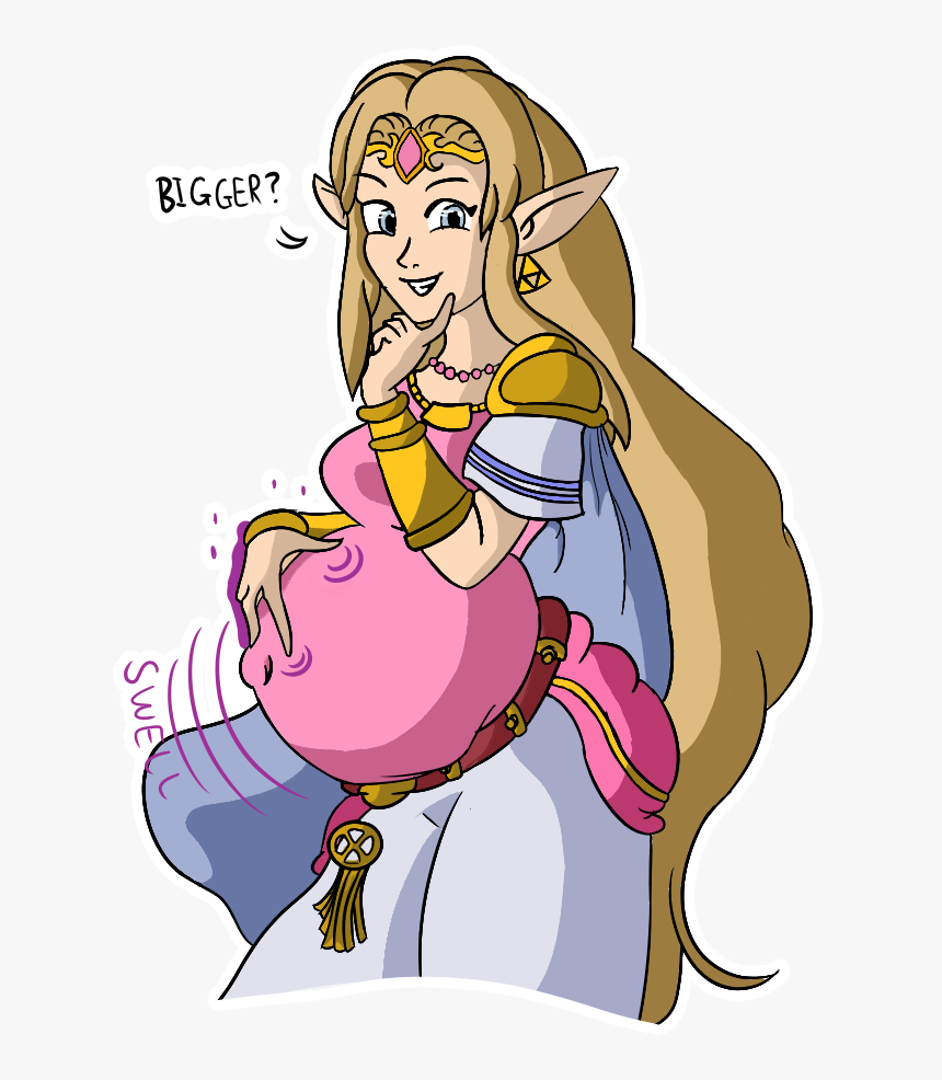 blue_eyes inflation katar789 magic_user pointy_ears pregnant princess_zelda the_legend_of_zelda zelda_(a_link_between_worlds)