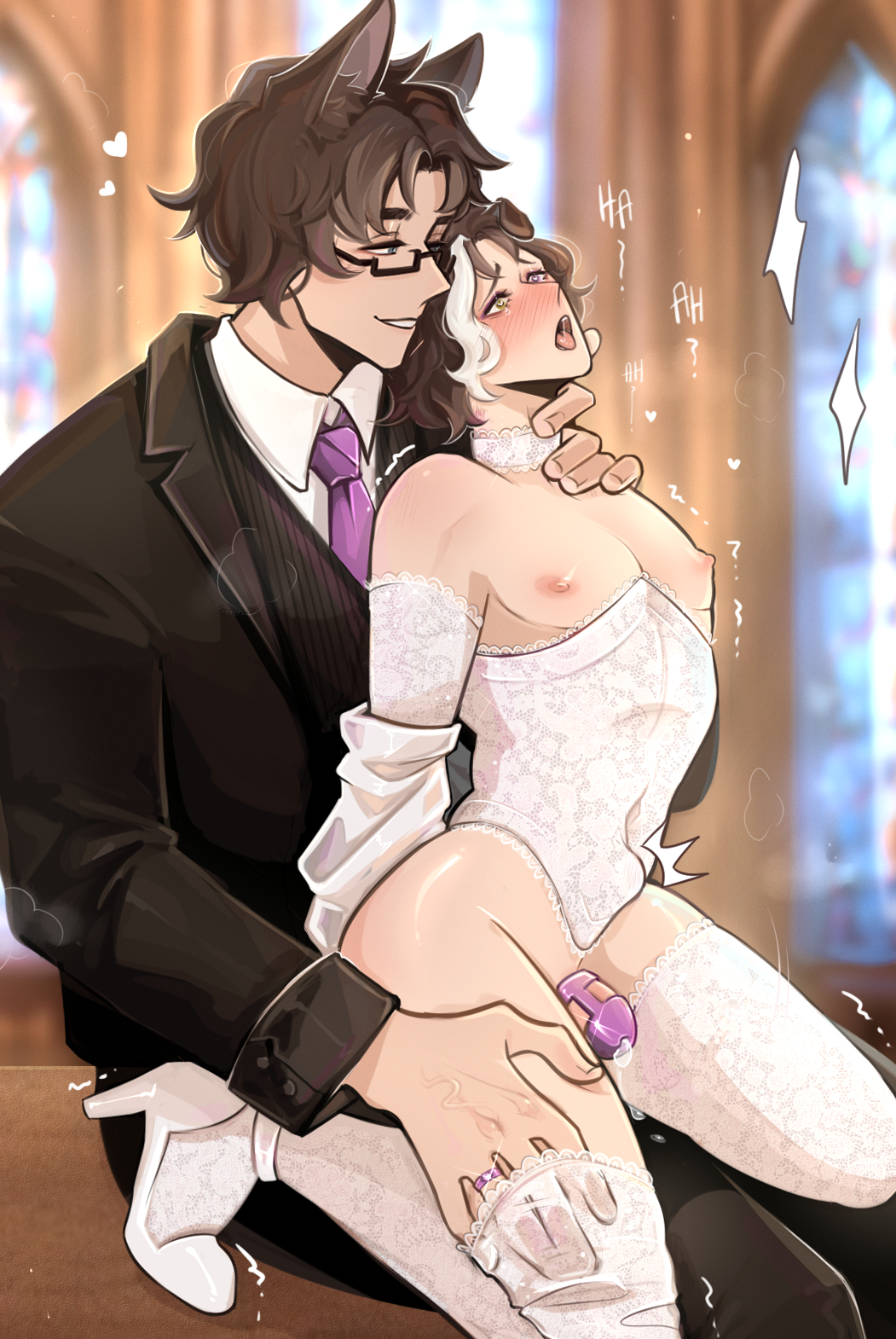 2boys ahe_gao anal bedroom bride bussy chastity chastity_cage chastity_device cock_cage cute cute_fang daddy daddy_and_twink dominant fangs femboy femboy_bride feminization gay glasses headpat heart heart-shaped_pupils huge_cock indie_virtual_youtuber jettsetgaming kenta laying_on_back laying_on_bed leaking_chastity male male/male male_bride male_only panting partially_clothed pecs penis petplay princess puppy puppygirl puppyplay sissy sissy_bride sissygasm size_difference spread_legs stomach_bulge sunset sweating thighhighs thighs virtual_youtuber vtuber wanwan_nsfw wedding wedding_attire wedding_band wedding_dress wedding_lingerie wedding_night wedding_ring wedding_veil werewolf white_streak yaoi