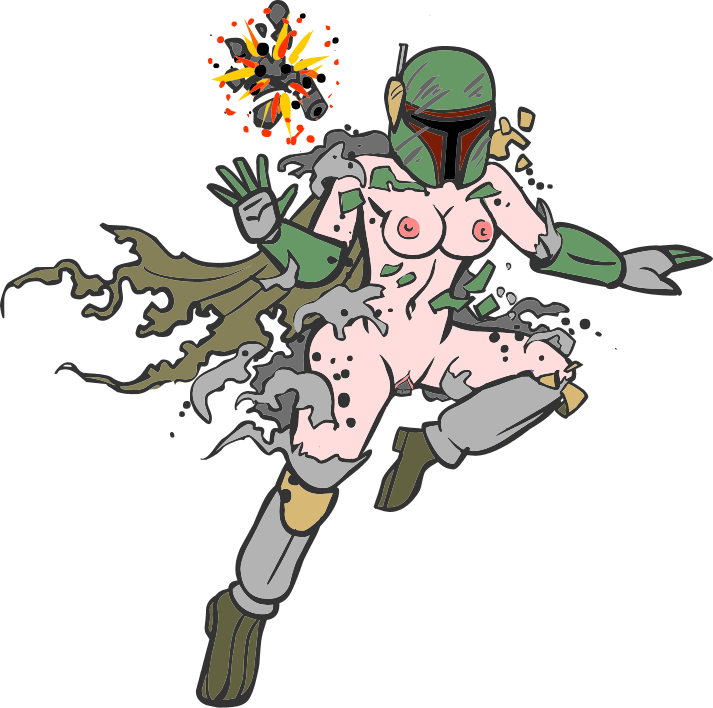 boba_fett booba_fett color colored explosion genderswap genderswap_(mtf) helmet rule_63 star_wars tagme torn_clothes transparent_background wonderelagon