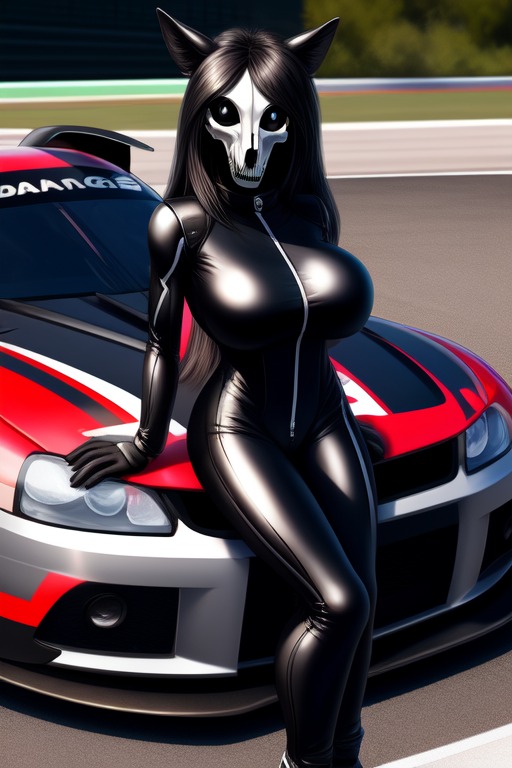 ai_generated anthro big_breasts breasts car female female_humanoid female_only frosting.ai furry furry_breasts furry_ears furry_female furry_only glove humanoid no_nipples no_nude no_pussy pilot_suit pilot_uniform race_car race_queen racing_suit racing_uniform scp-1471 scp-1471-a scp_containment_breach scp_foundation sitting skull skull_head solo solo_female vehicle voluptuous