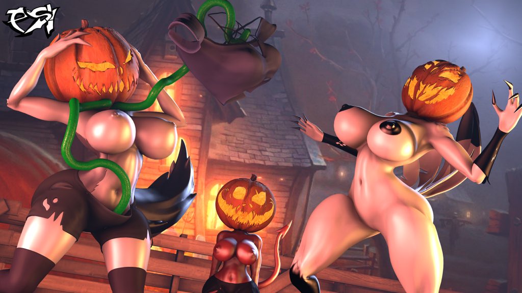 3d_(artwork) 3girls absurd_res big_ass big_breasts big_butt bird black_nipples brainwashed brainwashing breasts breasts_out corruption demon_girl digital_media_(artwork) drone dronification feathered_wings feathers female femsub forced_exposure forced_undressing fur furry furry_female furry_only halloween halloween_theme head_capture hellhound helluva_boss hi_res huge_ass huge_breasts hypnosis imp jack-o'-lantern large_breasts looking_at_viewer loona_(aeridiccore) loona_(helluva_boss) mammal millie_(helluva_boss) mind_control multiple_girls multiple_subs nipples nude nude_female open_mouth plant psikokinetic pumpkin pumpkin_head removing_clothing resisting resisting_pleasure shirt_pull shorts shorts_down smile source_filmmaker standing stella_(helluva_boss) tail tan_body tattoo tentacle thick_ass thick_hips thick_thighs trio trio_female vine_tentacles vines