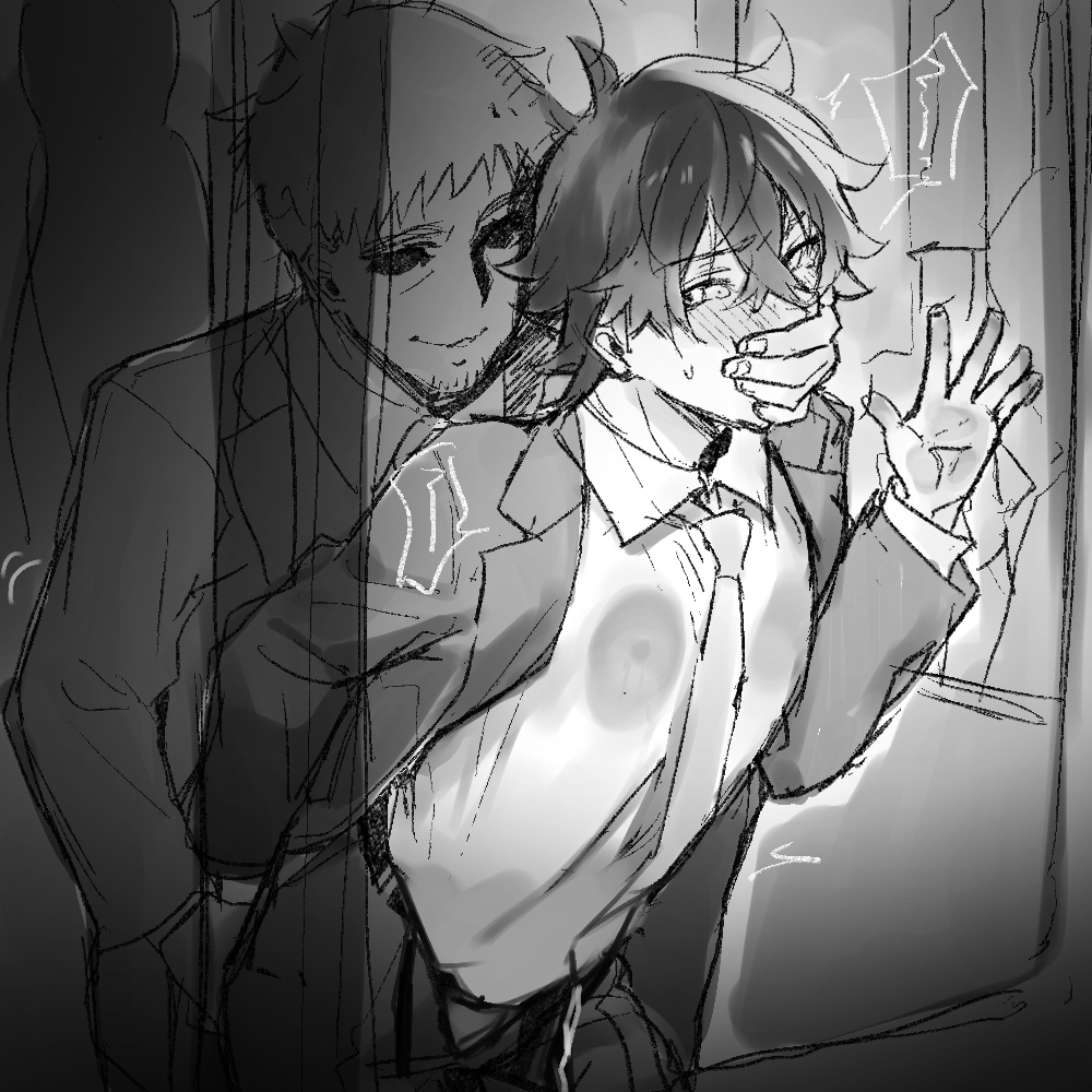 boy rape, hand over another's mouth, iwatani naofumi, male, male only, male rape victim, tate no yuusha no nariagari, train rape, yaoi