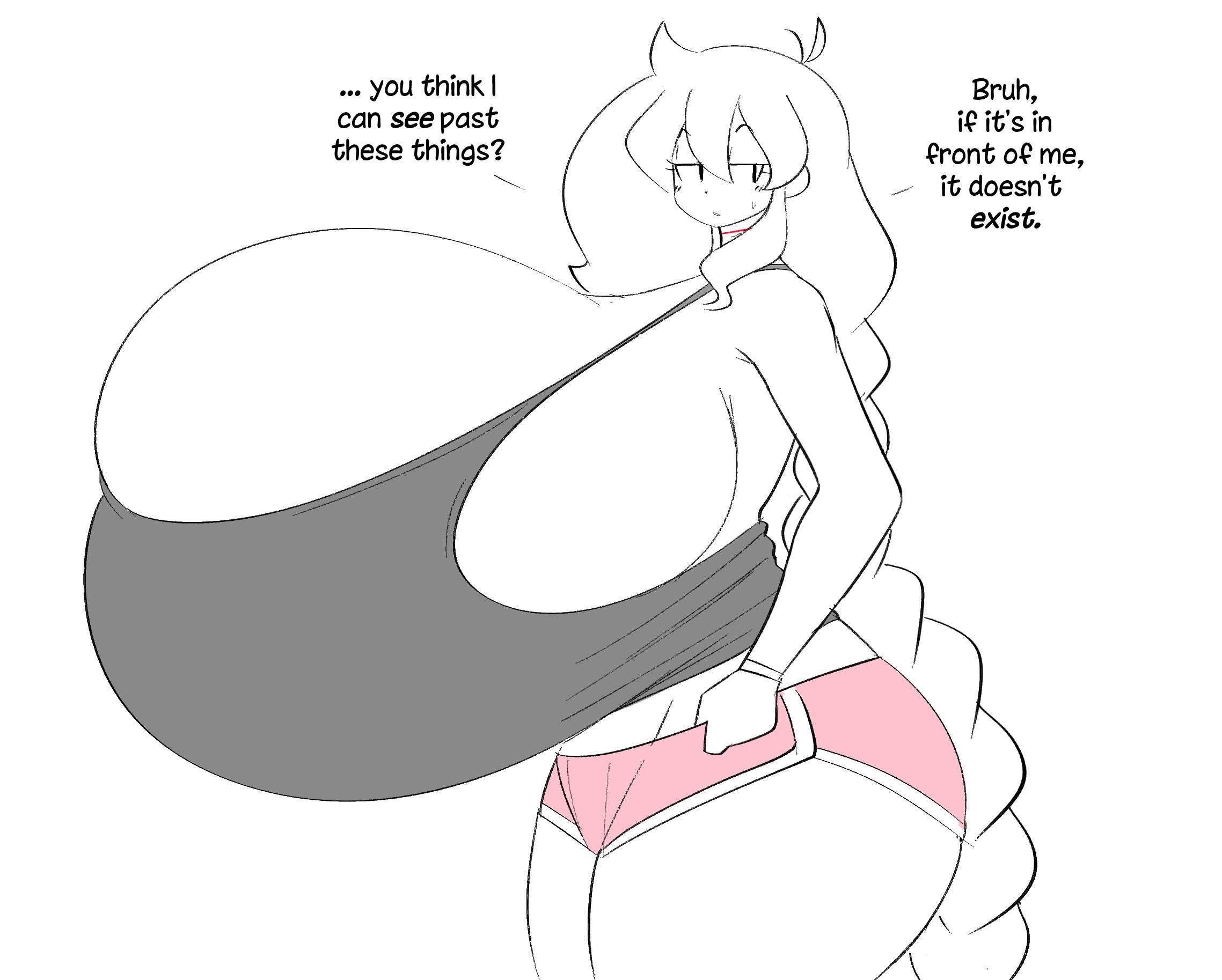 1girls, 2021, ass, big ass, big breasts, bimbo, blonde hair, booty shorts, breasts, cassie (theycallhimcake), cleavage, cleavage overflow, fat ass, female, female only, funny, giant breasts, huge ass, huge breasts, hyper, hyper breasts, long hair, massive breasts, short shorts, shorts, sideboob, solo, tank top, theycallhimcake, thick ass, thick thighs, top heavy