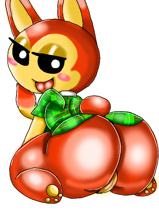 2021 animal_crossing anthro ass big_ass blazedscarf bunnie_(animal_crossing) bunny furry nintendo pussy rabbit shortstack