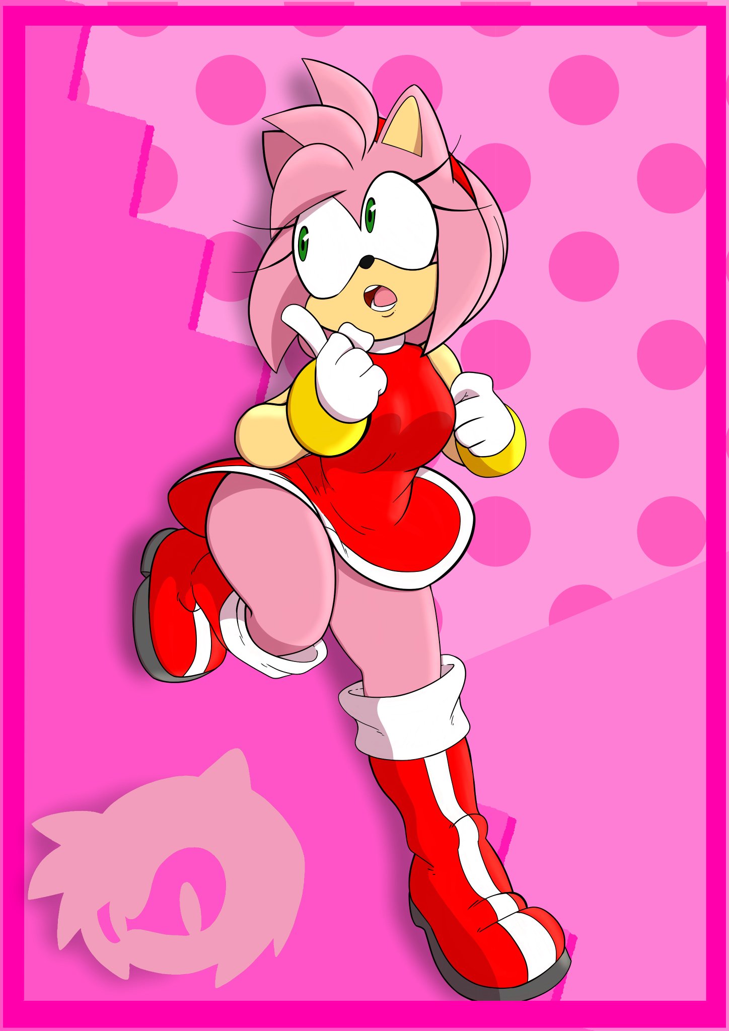 amy rose, female, fullmetalsketch, sonic (series), sonic the hedgehog (series), tagme