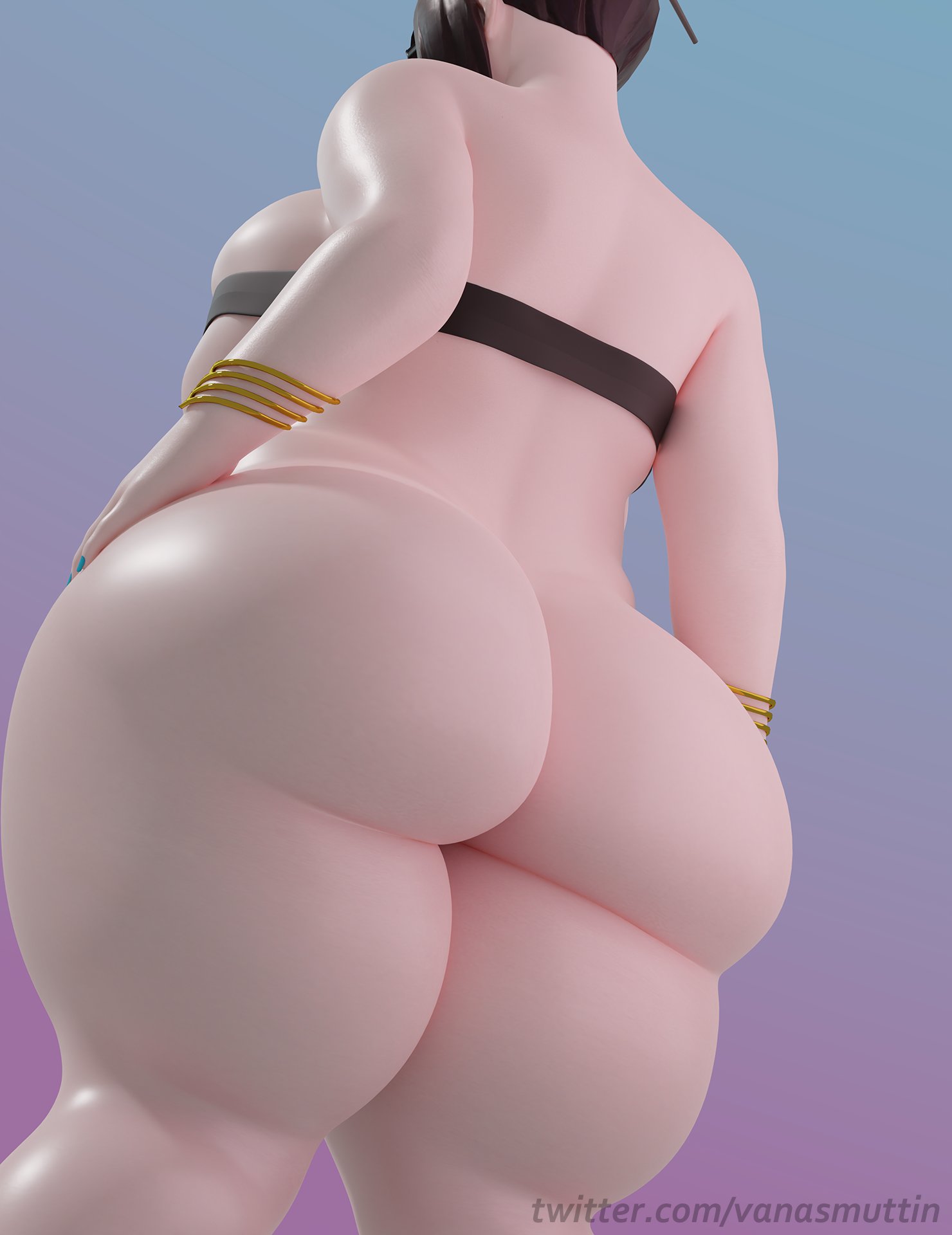 1girls, 3d, ass, blender, eyewear, female, female only, glasses, huge ass, mei (overwatch), overwatch, thick thighs, vanasmut, voluptuous, wide hips
