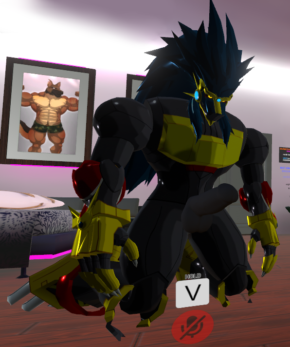 anthro anthro_only apollomon apollomon_whispered cock death_generals dick digimon digimon_(species) digimon_xros_wars furry humanoid_genitalia humanoid_penis machine male male_focus male_only monster monster_cock olympos_xii penis penis_out solo solo_male testicles video_games virtual_reality vrchat_avatar