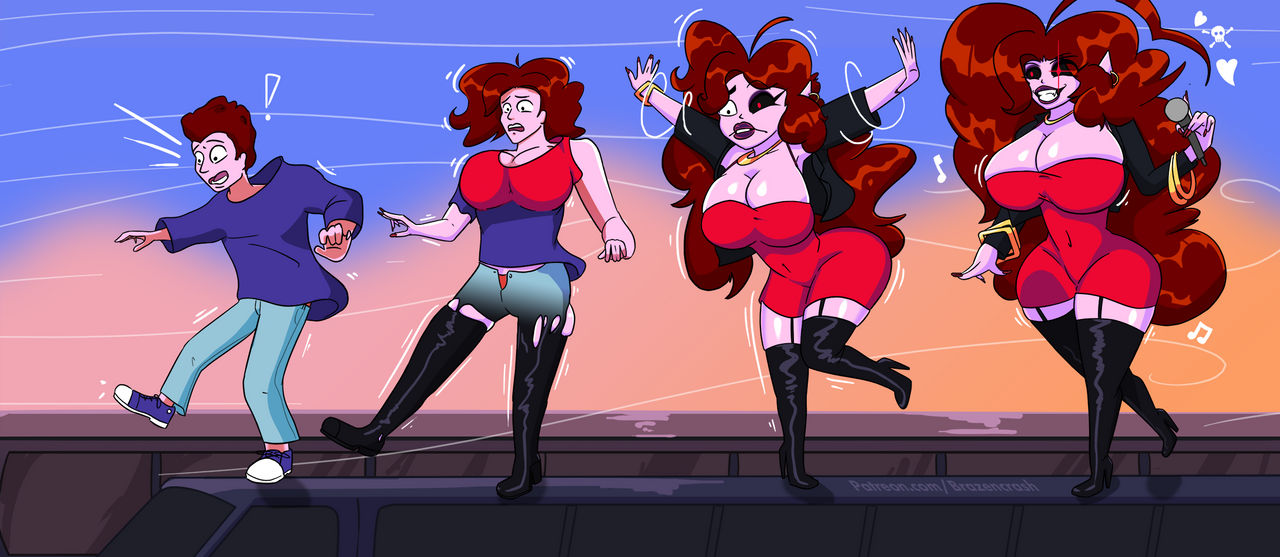 ass, ass expansion, bimbo, bimbofication, brainwashing, brazencrash, breast expansion, breast growth, breast growth (enlargement), breasts, corruption, female, friday night funkin, gender transformation, huge ass, huge breasts, identity death, mommy mearest, mtf transformation, transformation, transformation sequence
