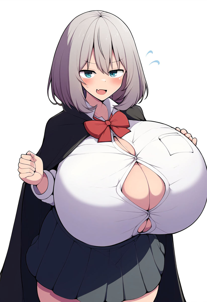 ai_generated big_breasts huge_breasts submissive_pose tejina_senpai tejina_senpai_(character)