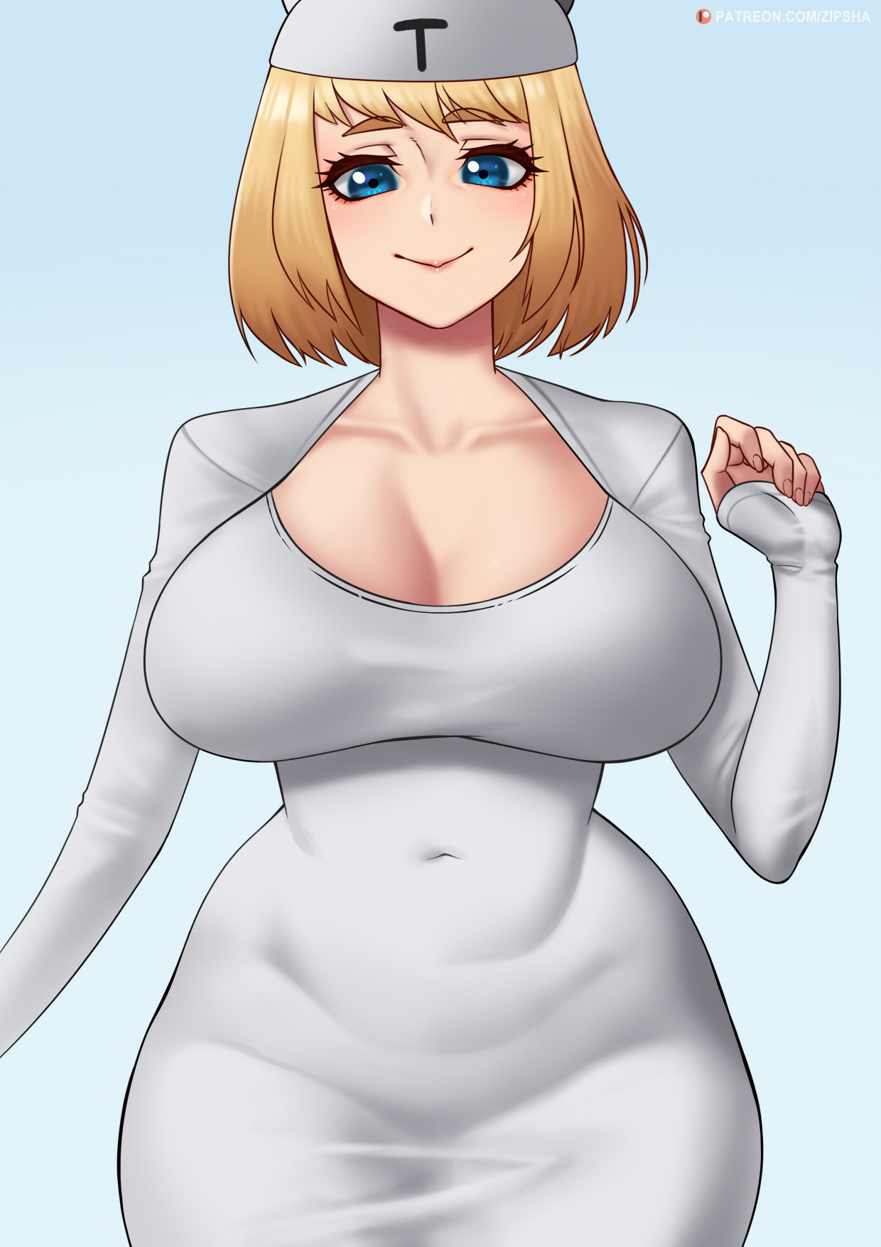 1girls, adventure time, big breasts, breasts, female, female focus, female only, large breasts, minerva campbell, short hair, zipsha