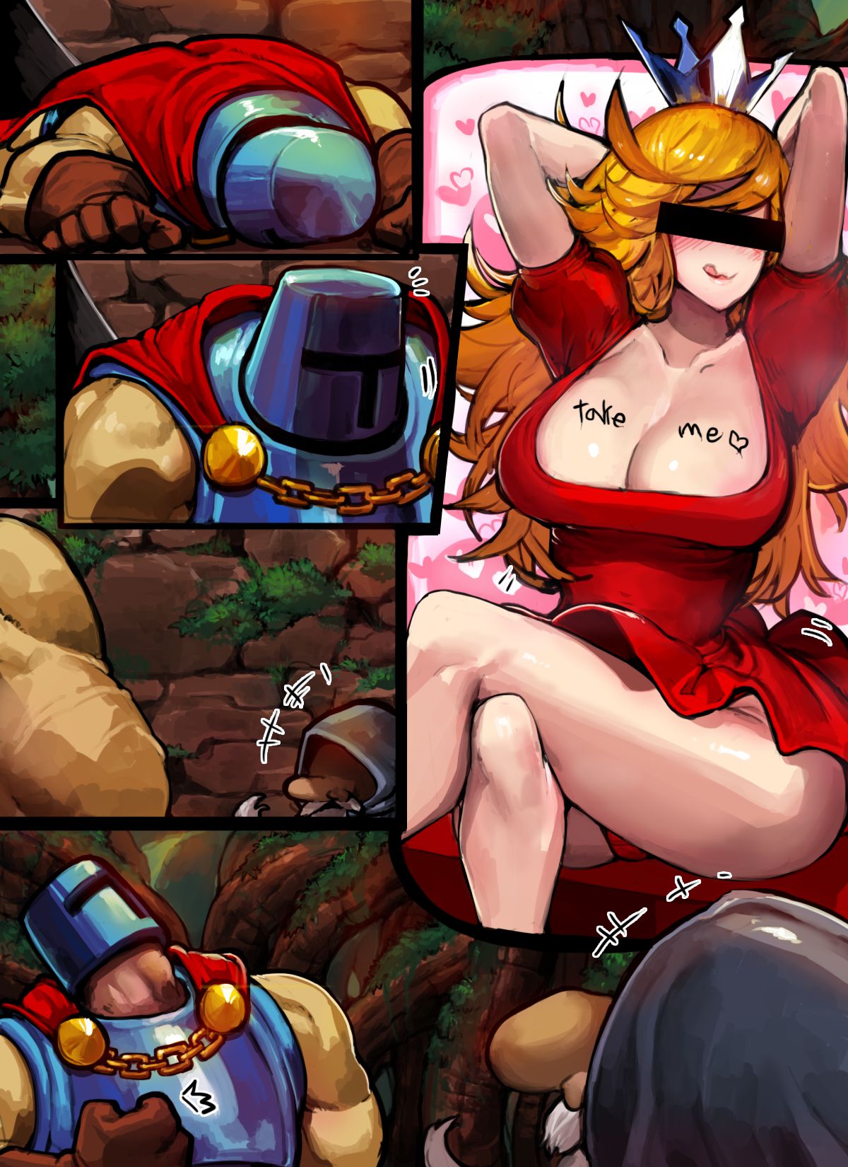 1boy 1boy1girl 1girls ? ahe_gao anal anal_sex anus arms_behind_back ass balls belt big_ass big_breasts big_butt blonde_hair blue_eyes blush bodily_fluids boots bottomless bouncing_breasts breasts cape censor_bar cigarette clitoris cloud clouds comic comic_page crown cum cum_in_pussy cum_inside doggy_style dress dress_lift dripping_pussy eyelashes face_covered female female_penetrated from_behind from_behind_position gloves grass hair hairy_balls half_dressed half_naked happening18 hearts helmet high_heels highres holding holding_arms hot_babe huge_cock imminent_sex jump_king knee_pads knight lips lipstick long_hair looking_back looking_pleasured male_penetrating muscular muscular_male nakadashi nipples no_bra on_shoulder open_mouth outdoors outside pale-skinned_female pale-skinned_male pale_skin panties pink_nipples pussy rain raindrops rape red_cape red_dress red_lipstick red_panties red_shoes sex shaved_pussy shocked shocked_expression shoes size_difference sketch_background skirt_lift smoke smoking snow sun sweat sweatdrop sweating teeth the_jump_king thick_thighs thought_bubble tongue tongue_out vagina vaginal_penetration vaginal_sex wide_eyed