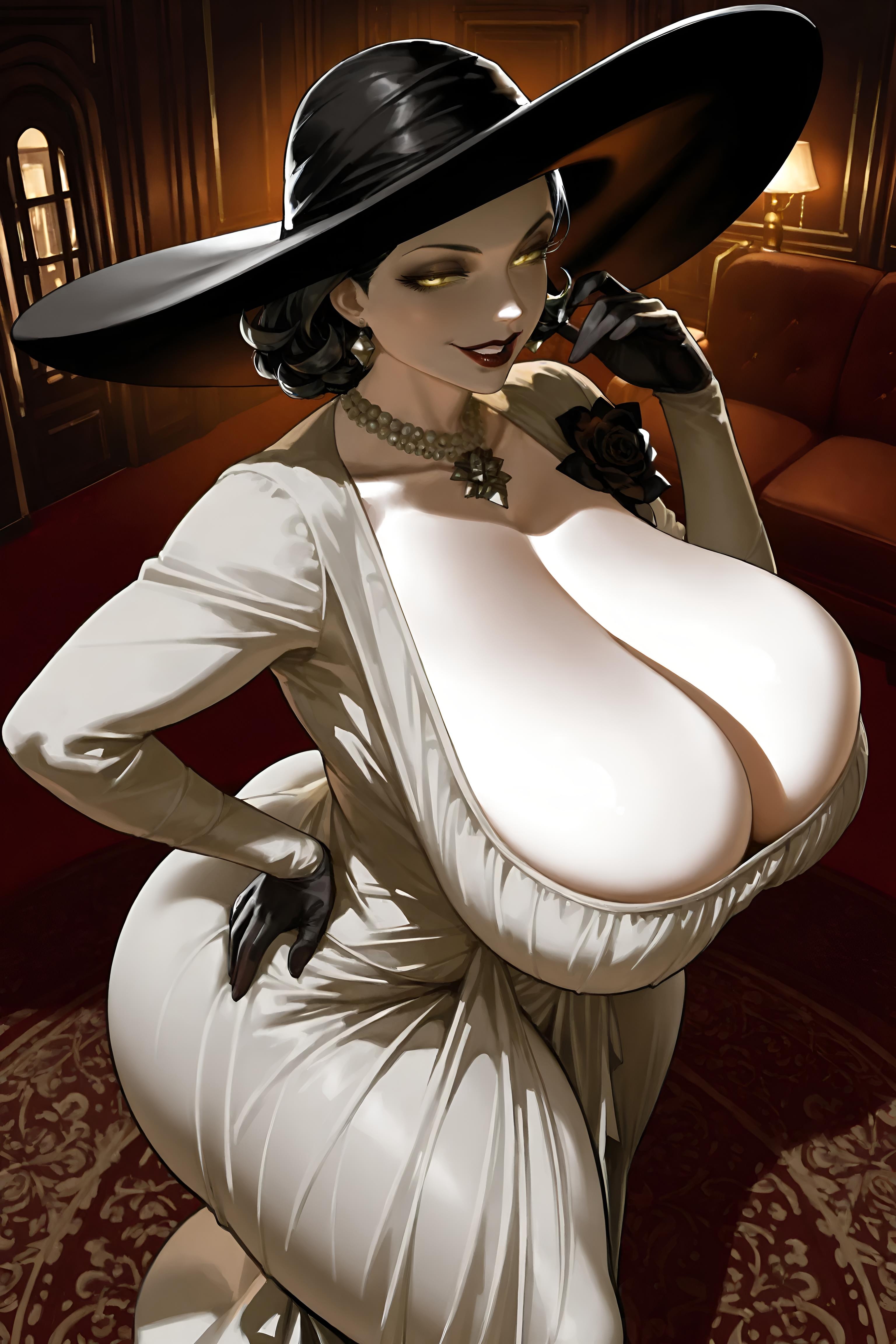 1girls, ai generated, alcina dimitrescu, ass, big ass, big breasts, big thighs, breasts, bust, busty, capcom, chest, curvaceous, curvy, curvy figure, digital media (artwork), enormous breasts, fat ass, female, gigantic breasts, hips, hourglass figure, huge ass, huge breasts, huge thighs, hyper breasts, large ass, large breasts, large thighs, light skin, light-skinned female, massive breasts, mature, mature female, milf, onlyaimommys, pale skin, pale-skinned female, resident evil, resident evil 8: village, thick, thick ass, thick hips, thick legs, thick thighs, thighs, top heavy, voluptuous, voluptuous female, waist, wide ass, wide hips, wide thighs