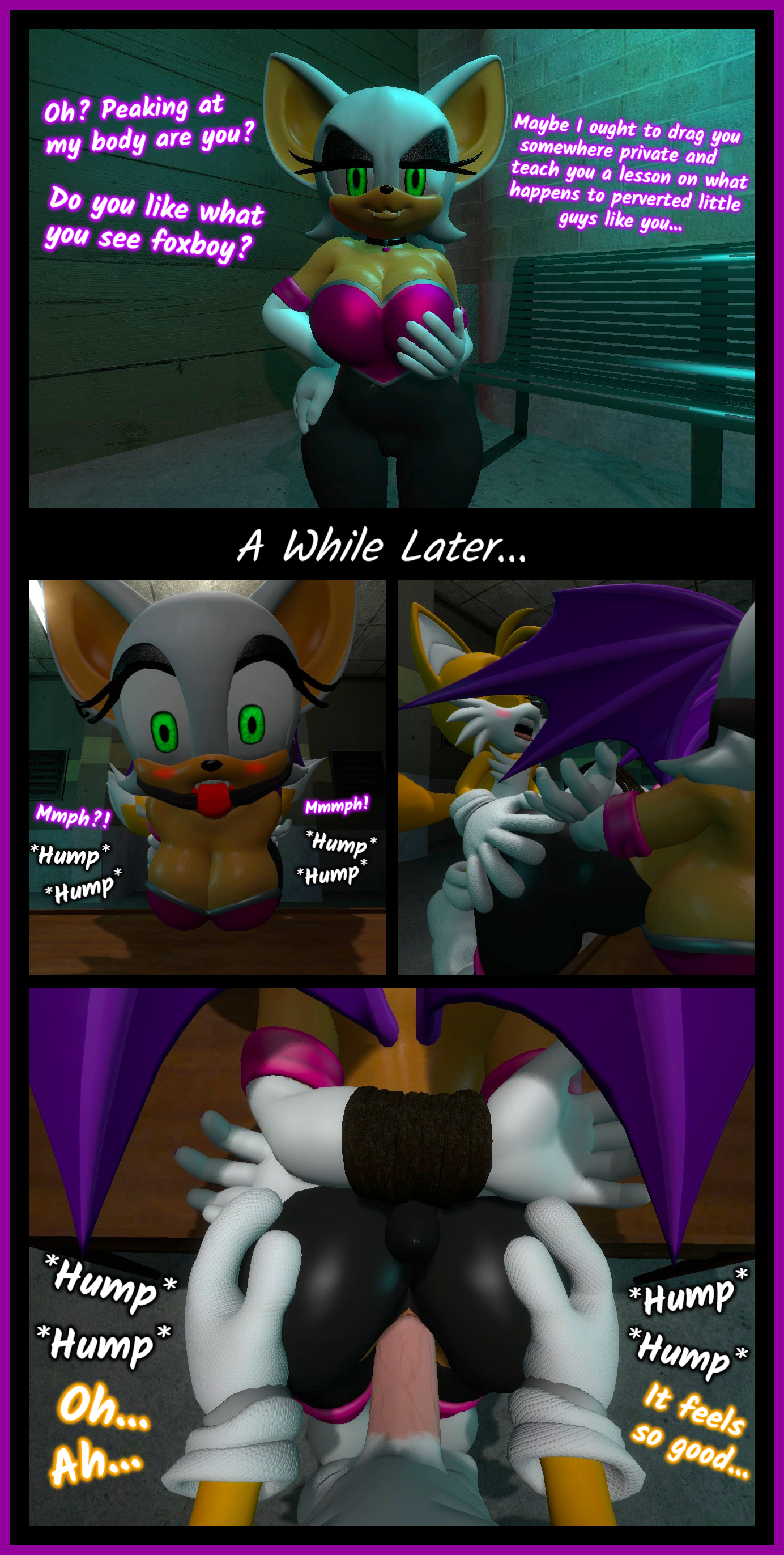 1boy, 1girls, 3d, 3d model, anal, anal insertion, anal penetration, anal rape, anal sex, anthro, anthro female, anthro male, anthro on anthro, anthro only, anthro penetrated, anthro penetrating anthro, anthro penetrating female, anthro penetrating furry, arms behind back, arms tied, arms tied behind back, armwear, ass, ass grab, ball gag, bat, bat ears, bat wings, bent over, bent over table, big ass, big breasts, big butt, big penis, black eyeliner, black nose, blush, bondage, breastplate, breasts, bumrape, buttsex, captured, collar, degenboy, dialogue, dirty talk, english text, eyelashes, fangs, female, female focus, female penetrated, femsub, first person view, forced, forced anal, fox, fox boy, fox ears, fox male, fox tail, from behind, front view, furry, furry female, furry male, furry only, furry penetrated, furry penetrating, furry penetrating anthro, furry penetrating female, furry penetrating furry, gag, gagged, garry's mod, giver pov, green eyes, hand on ass, hand on breast, hand on butt, hand on hip, hands on ass, hands on butt, hands on partner, hands on partner's ass, hands on partner's butt, legwear, male, male penetrating, male penetrating anthro, male penetrating female, male penetrating furry, male pov, male/female, maledom, mobian, mobian (species), mobian bat, nottanj, orange fur, panels, penetration, penis, penis in ass, pov, rape, restrained, restrained arms, restraints, rope, rope bondage, rouge the bat, rouge the bat (nottanj), sega, sex, side view, smug, socks, sonic (series), sonic adventure 2, sonic the hedgehog (series), surprise, surprised, surprised expression, table, tails, tails the fox, talking, text, thick ass, thick thighs, top view, white fur, white gloves, wide eyed, wide hips, wings