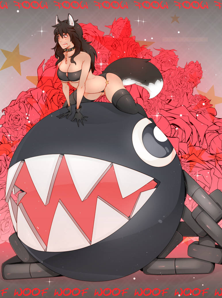 bikini chain_chomp chompette clue000 confused mario_(series) new_super_mario_bros._u_deluxe super_mario_bros. thick_thighs