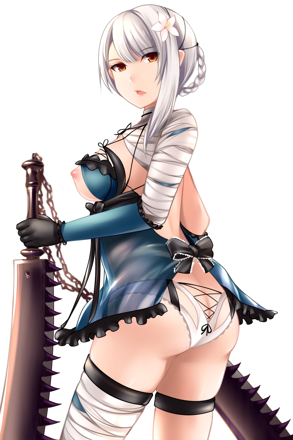 kaine_(nier) nier nier_(series) nier_replicant tagme white_hair yoshimo