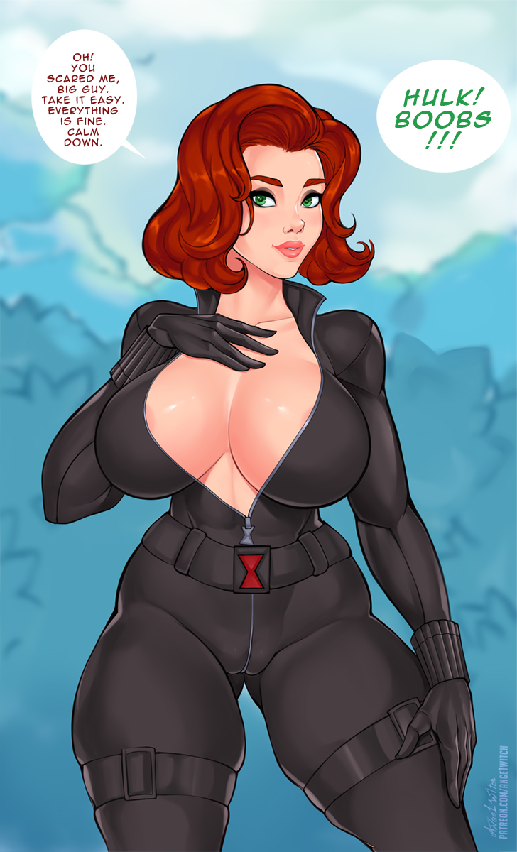 1girls, alternate version available, ange1witch, ass, black widow (marvel), breasts, cameltoe, cleavage, curvy, erect nipples, female, female focus, female only, green eyes, huge areolae, huge ass, huge breasts, marvel, marvel cinematic universe, marvel comics, natasha romanoff, nipples, orange hair, puffy nipples, pussy, red hair, short hair, thick lips, voluptuous, wide hips