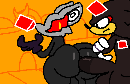 2boys, 2d, 2d animation, anal, anal sex, animated, anthro, ass, big ass, big butt, big penis, canid, canine, canis, duo, eulipotyphlan, gay, genitals, gif, hedgehog, infinite (sonic), jackal, low res, male, male/male, mammal, penetration, penis, sega, sex, shadow the hedgehog, short playtime, sonic (series), sonic forces, sonic the hedgehog (series), superiorfox