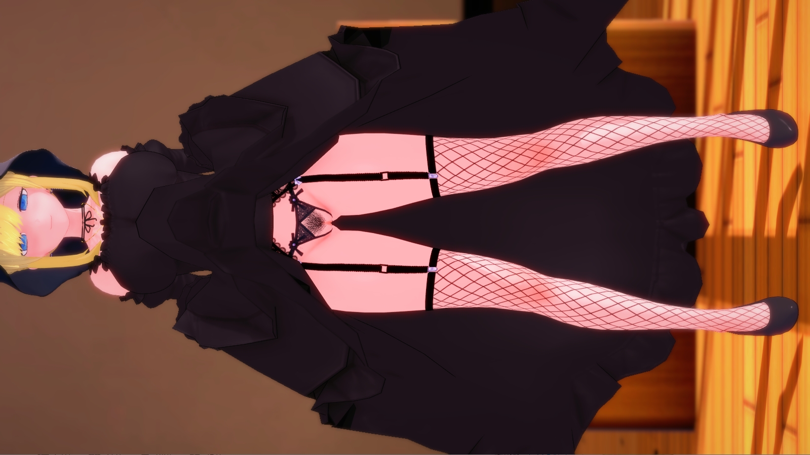 3d, 3d (artwork), alice lendrott, blonde hair, shinigami bocchan to kuro maid