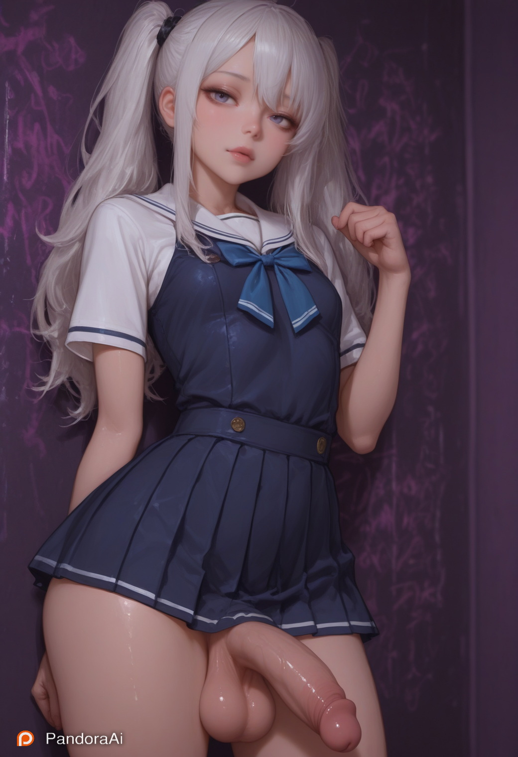 1boy, 1femboy, ai generated, artist name, artist upload, balls, belt, big balls, big cock, big hips, big penis, big testicles, black skirt, black stockings, blonde hair, boy, cute, cute eyes, cute face, cute male, femboy, hi res, huge balls, huge cock, huge hips, huge testicles, innocent, lips, lipstick, makeup, male, male only, more at source, narrow shoulders, pale, pale body, pale skin, pale-skinned femboy, pale-skinned male, pandora, patreon, penis, school uniform, sexy, sexy body, sexy pose, skinny, skirt, slim waist, smooth balls, smooth penis, smooth skin, stockings, tagme, testicles, thick balls, thick cock, thick hips, thick penis, tiny waist, trap, twintails, uncensored, white skin