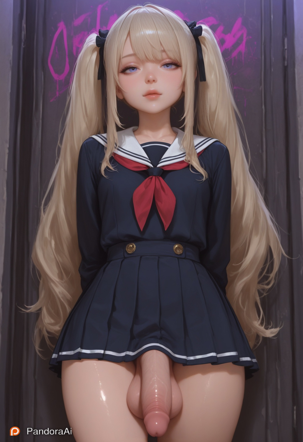 1boy, 1femboy, aesthetic, ai generated, artist name, artist upload, attractive, balls, balls worship, big balls, big cock, big hips, big penis, big testicles, blonde hair, blue eyes, boy, breasts, character name, club, cock worship, cute, cute expression, cute eyes, cute face, cute male, elegant, excited, femboy, flaccid, flaccid penis, flashing, flat chested, graffiti, hair, half-erect, hanging balls, hi res, huge balls, huge cock, huge hips, huge testicles, huge thighs, lipstick, makeup, male, male only, miniskirt, more at source, narrow waist, neon lights, original character, pale, pale body, pale skin, pale-skinned femboy, pale-skinned male, pandora, patreon, penis, penis worship, presenting, presenting balls, presenting penis, puffy lips, restroom, saggy, saggy balls, school uniform, schoolgirl, sexy body, sexy pose, skirt, skirt lift, slim waist, small breast, small breasts, smooth balls, smooth penis, smooth skin, sofia (pandora), standing, tagme, testicles, thick balls, thick cock, thick hips, thick penis, thick thighs, tiny waist, trap, twintails, white hair, white skin