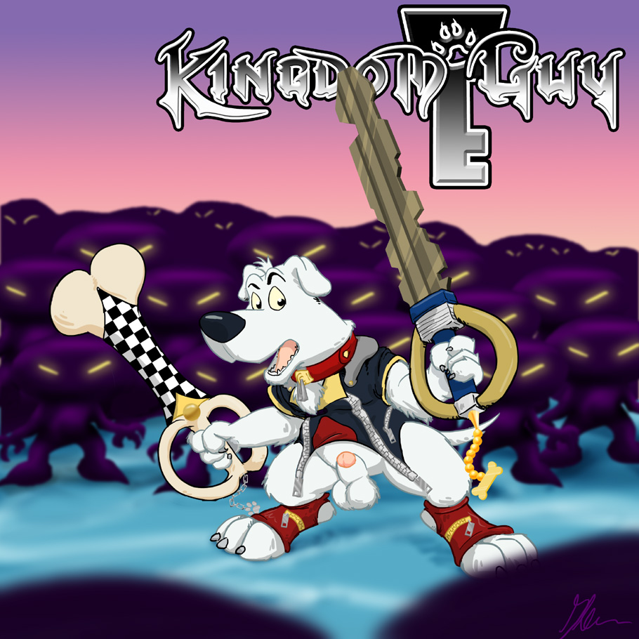 brian_griffin crossover disney family_guy kingdom_hearts lilglenndoggy male_only multiverse penis square_enix testicles