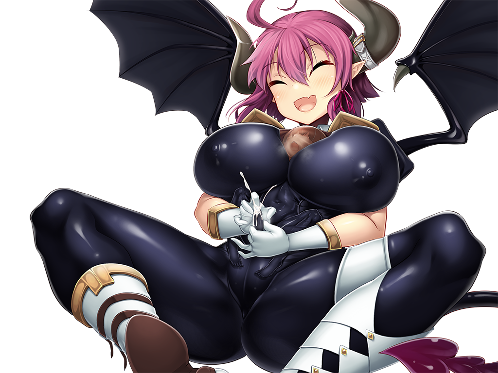 1boy 1girls ahoge between_breasts big_breasts bigger_female breasts breath closed_eyes cum cum_in_clothes demon demon_girl demon_horns demon_tail demon_wings dieselmine evil_smile exhale eyebrows_visible_through_hair eyes_closed female_rapist femdom forced forced_orgasm gloved_handjob gloves hair_between_eyes handjob heart_tail horn l_buffer latex leather male_rape_victim milking_farm navel_visible_through_clothes nipples_visible_through_clothing open_mouth orgasm pink_hair pointy_chin pointy_ears rape rapti_(milking_farm) reverse_rape semen shared_clothes sharing_clothes size_difference smaller_male spread_legs steam steamy_breath succubus succubus_horns succubus_tail succubus_wings tail thick_thighs thighs transparent_background usuki98 white_gloves wings