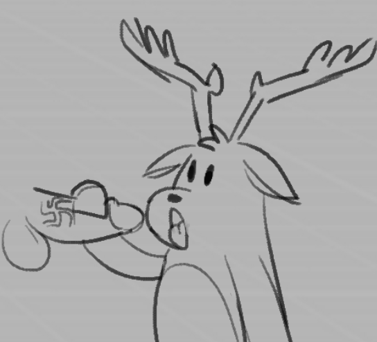 anthro blowjob deer joke_art kiffy_(artist) masturbation solo youtube_poop ytph