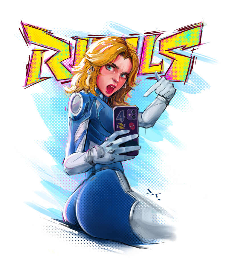 ass ass_focus deputy_aruuu fantastic_four marvel marvel_rivals reference selfie sue_storm susan_storm twitter