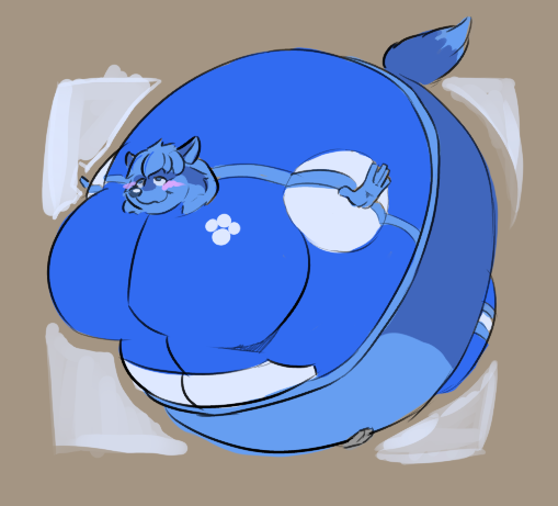 azspicedjason big_ass blueberry_inflation breasts bubble_butt huge_ass spherical_inflation sunken_limbs