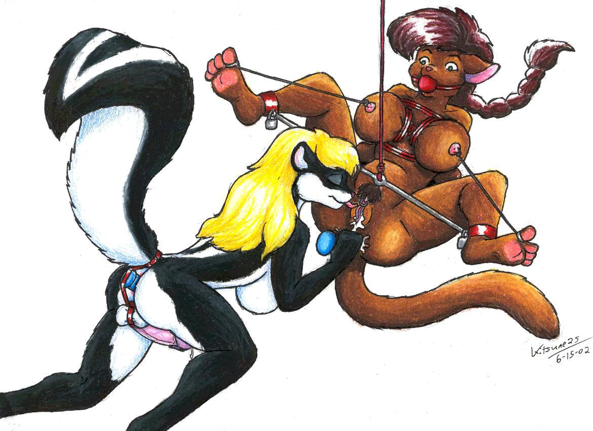 1futa 1girls 2002 anal anal_insertion anal_penetration anthro ball_gag blond_hair bondage bound braid braided_hair braided_ponytail breasts brown_hair cat clitoris clitoris_piercing cunnilingus dickgirl dickgirl/female dickgirl_on_female dildo dildo_in_ass erect_penis erection eyes_closed eyes_open felid feline female furry futa_on_female futa_with_female futanari gag gagged intersex interspecies legs_spread lick licking licking_pussy long_hair moodyferret nipples oral oral_sex penis pubes pubic_hair pussy rope rope_bondage sex_toy sex_toy_in_ass skunk spread_legs spreader_bar straps testicles vagina