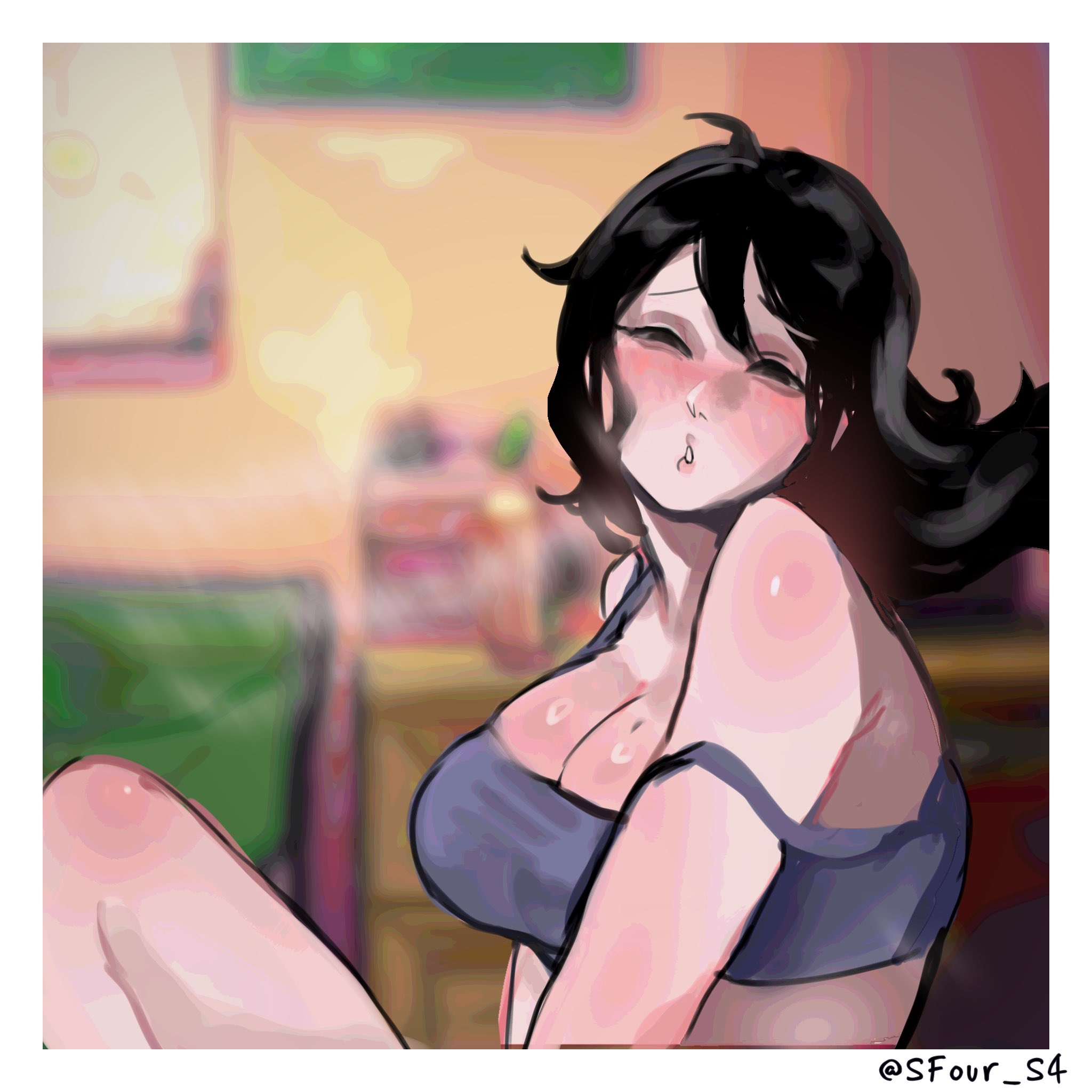 breasts, eldritch horror, female, how to date an entity (and stay alive), huge breasts, mrs (how to date an entity (and stay alive), sfour, tagme