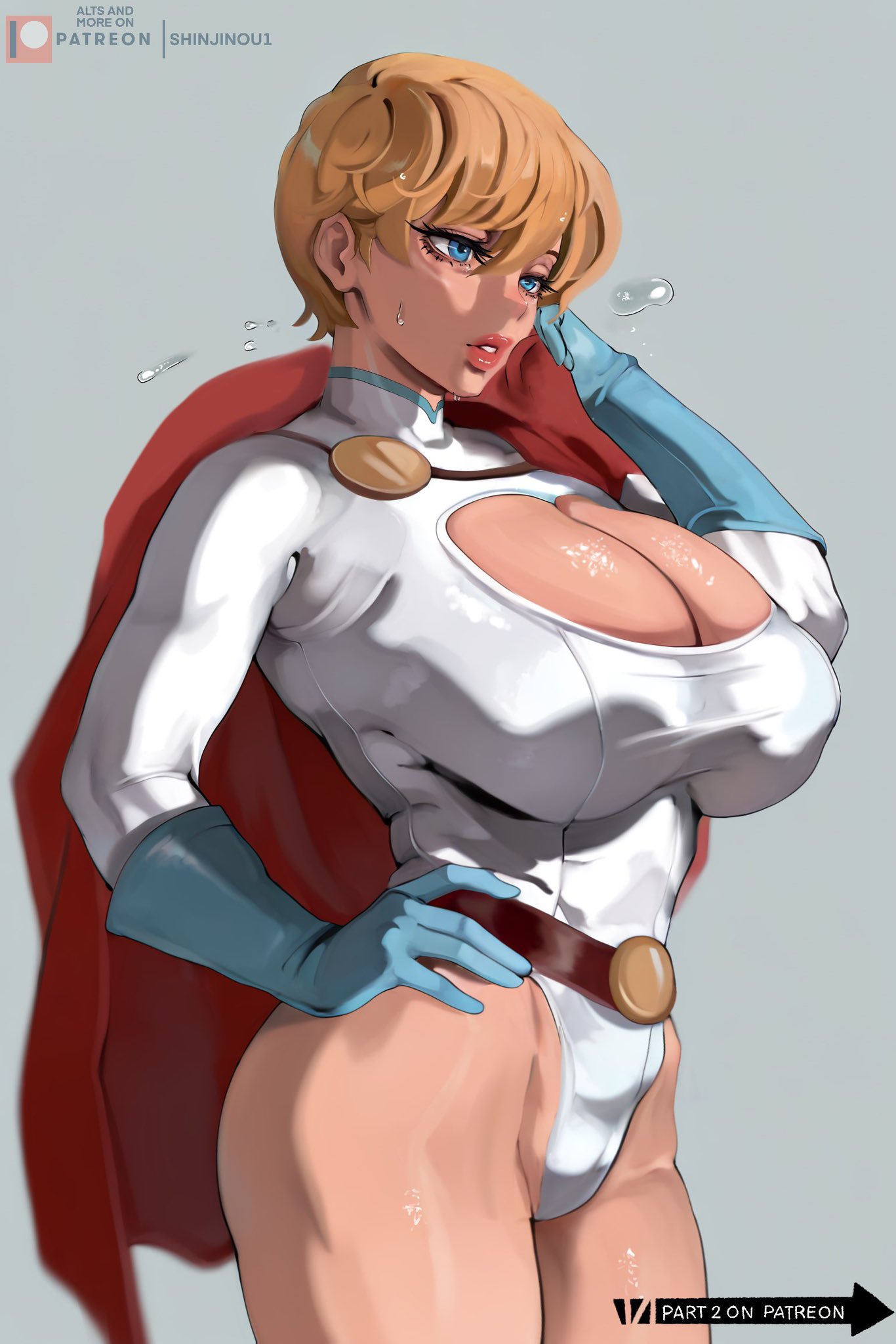 1girls, alien, alien girl, alien humanoid, alien look like human, ass, big ass, big breasts, big thighs, blonde female, blonde hair, blonde-haired female, breasts, curvaceous, curvy, curvy figure, dc, dc comics, digital media (artwork), female, gloves, hips, hourglass figure, huge ass, huge breasts, huge thighs, justice league, justice society of america, kara zor-el, karen starr, kryptonian, large ass, large breasts, large thighs, legs, light skin, light-skinned female, mature, mature female, power girl, shinjinou, slim waist, superman (series), thick, thick hips, thick legs, thick thighs, thighs, voluptuous, waist, wide hips, wide thighs