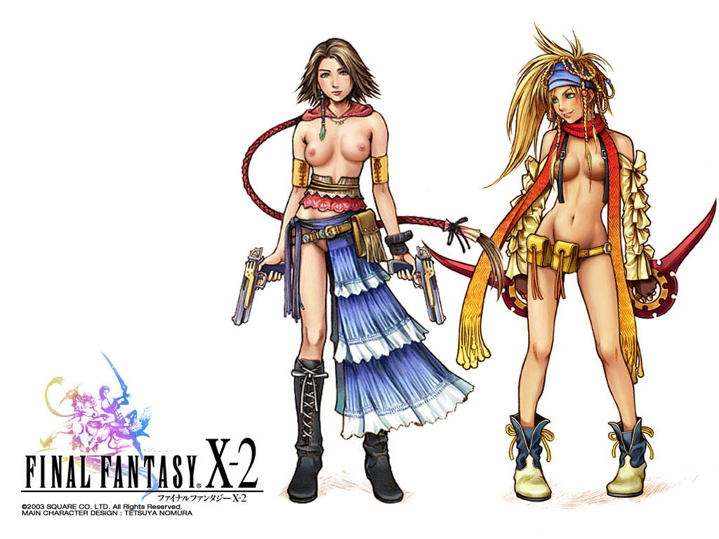 adapted_costume bare_ass bare_breasts belt bottomless bottomless_female breastless_clothes breastless_clothing breasts breasts_out casual_exposure clothing crotchless crotchless_clothes crotchless_clothing erotic_costume erotic_earth exposed_ass exposed_breasts exposed_nipples exposed_pussy exposed_torso female female_only final_fantasy final_fantasy_x final_fantasy_x-2 firearm footwear functionally_nude functionally_nude_female handgun handwear human navel neckwear nipples open_clothes pale_skin pussy revealing_clothes rikku shameless shaved_pussy slit solo tagme topless topless_female weapon yuna