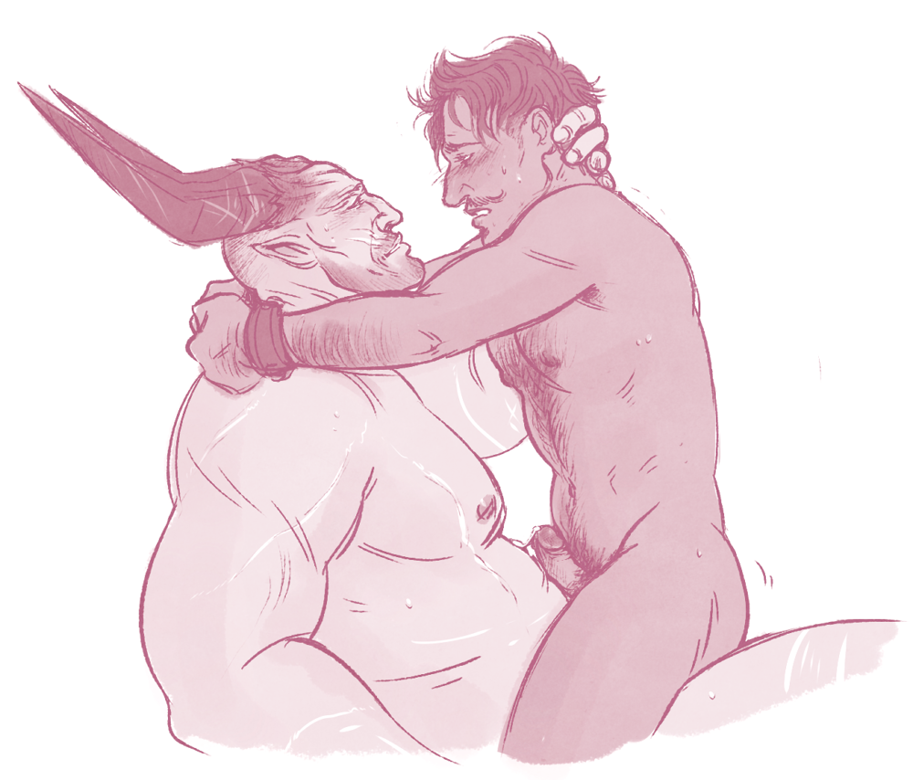 2boys anal anal_penetration anal_sex anthro_on_human ass bara beard blush bondage canon_couple couple cowgirl_position cum cum_drip cum_on_chest dark_hair dilf dorian_pavus dragon_age dragon_age_inquisition erect_penis erection facial_hair gay gay_anal gay_male gay_sex hairy_chest holding_partner horn horns iron_bull looking_at_each_other looking_at_partner mage male male/male male_only male_penetrated male_penetrating male_penetrating_male moustache muscular muscular_male mustache nipples orgasm orgasm_face pansexual_male penetration penis penis_in_ass qunari serenityfails sexpleasure_face sweat video_games yaoi